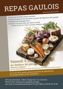 🍽️ Repas Gaulois avec l’association M.A.D.E.R. 🐗🔥