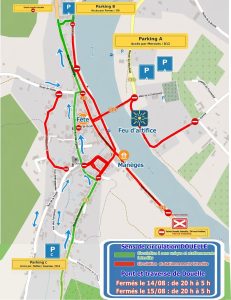 🚗 FÊTE DE DOUELLE – PLAN DE CIRCULATION & STATIONNEMENT